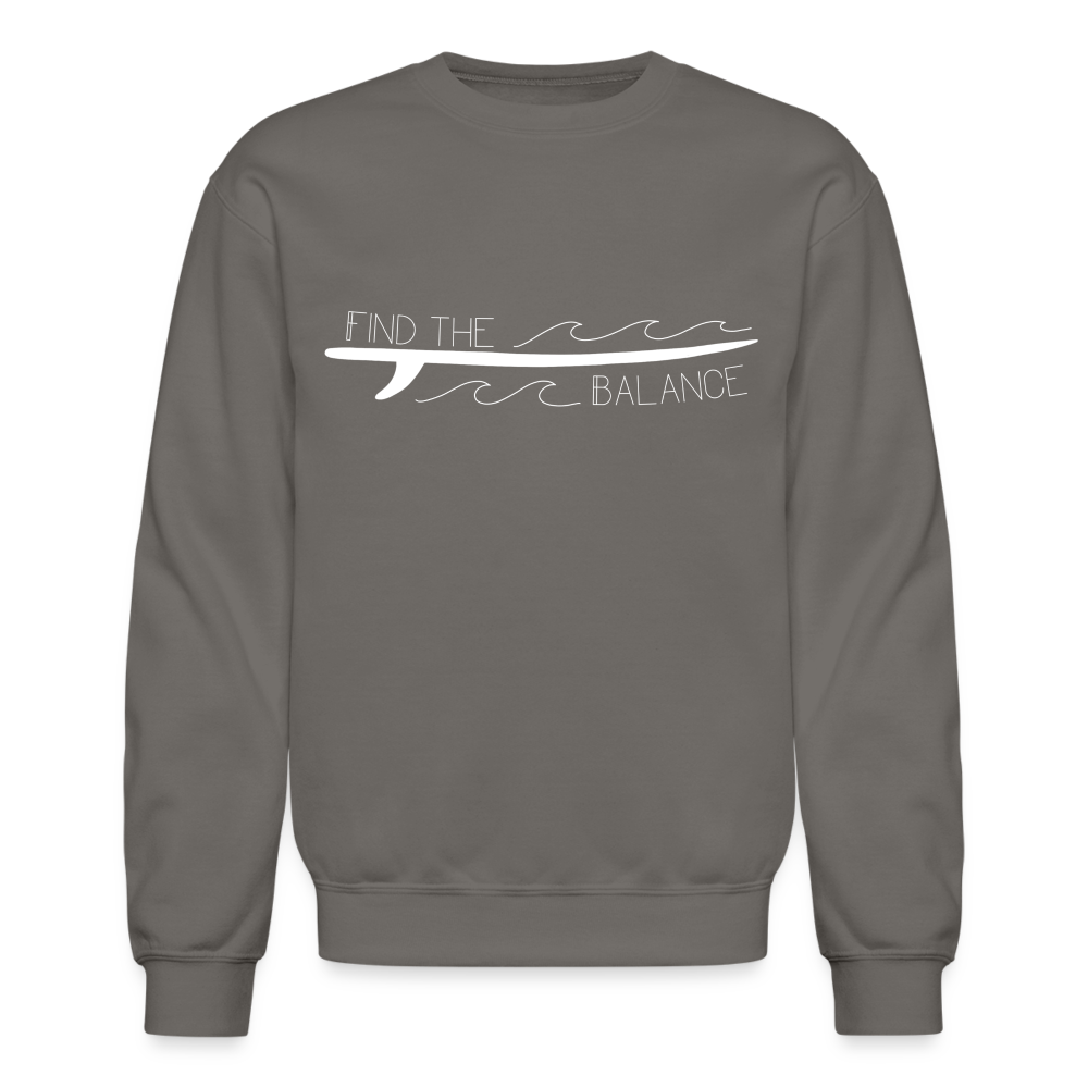 Find the balance- Unisex Crewneck - asphalt gray