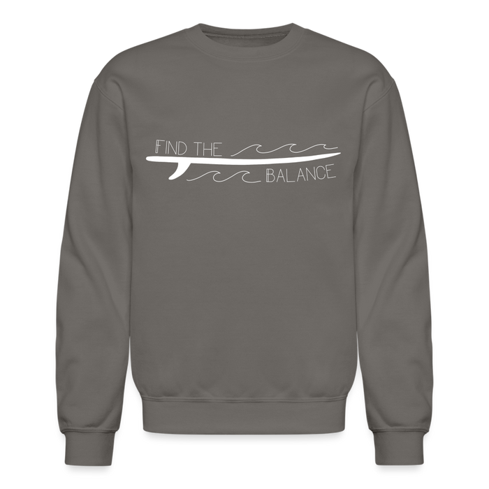 Find the balance- Unisex Crewneck - asphalt gray