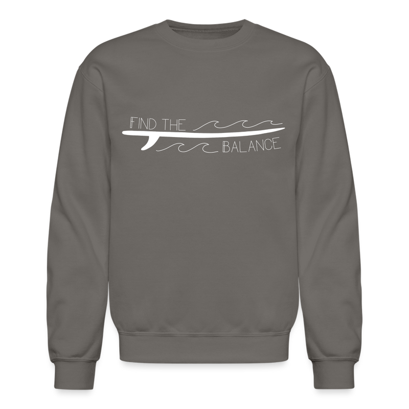 Find the balance- Unisex Crewneck - asphalt gray