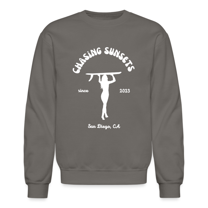 Chasing Sunsets - Crewneck - asphalt gray