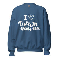 I Love Touchdowns Crew Neck