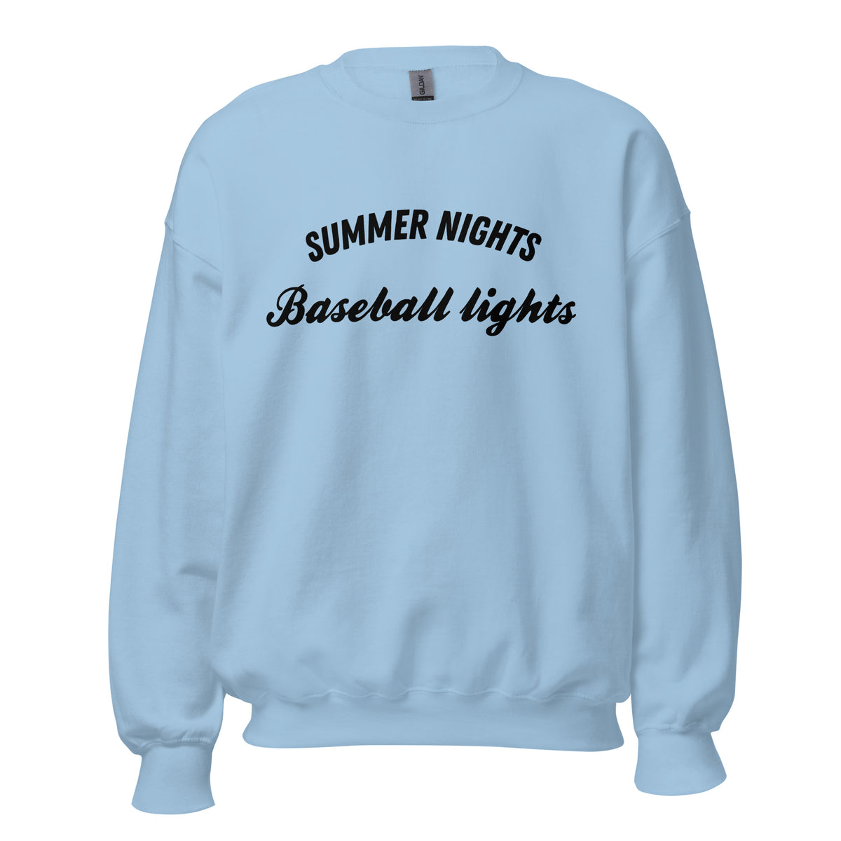 Summer Nights Baseball Lights Sweatshirt
