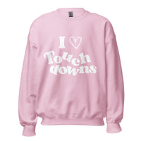 I Love Touchdowns Crew Neck