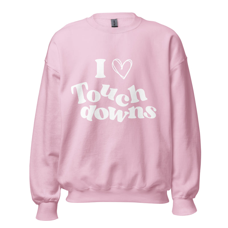 I Love Touchdowns Crew Neck