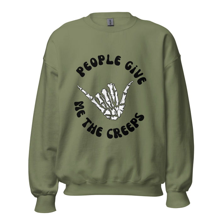 People Give Me the Creeps Crew Neck