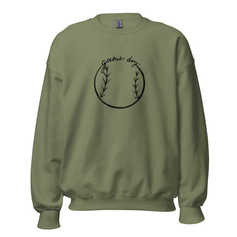 Baseball Game Day Crew Neck