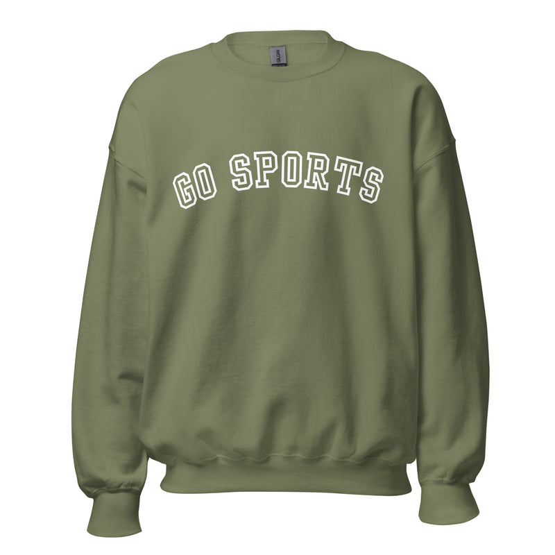 Go Sports (White Writing) Crew Neck