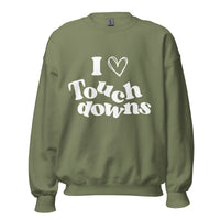 I Love Touchdowns Crew Neck