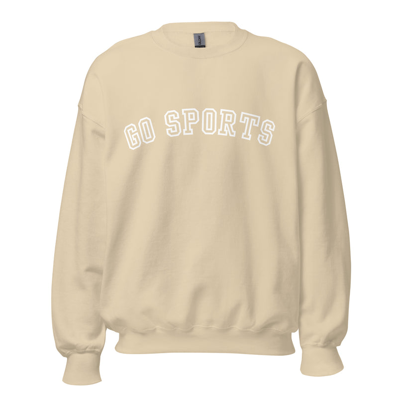 Go Sports (White Writing) Crew Neck