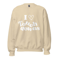 I Love Touchdowns Crew Neck