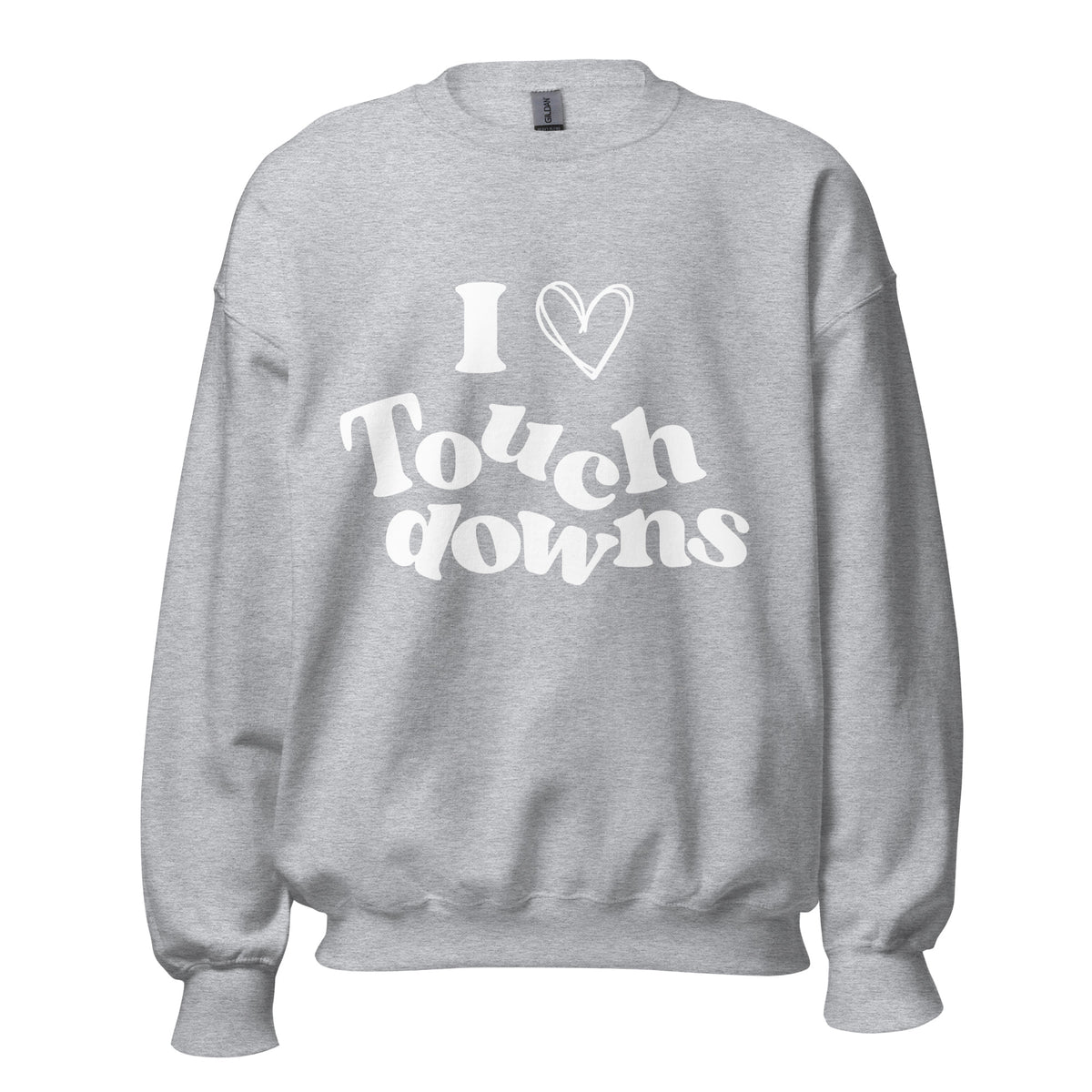 I Love Touchdowns Crew Neck