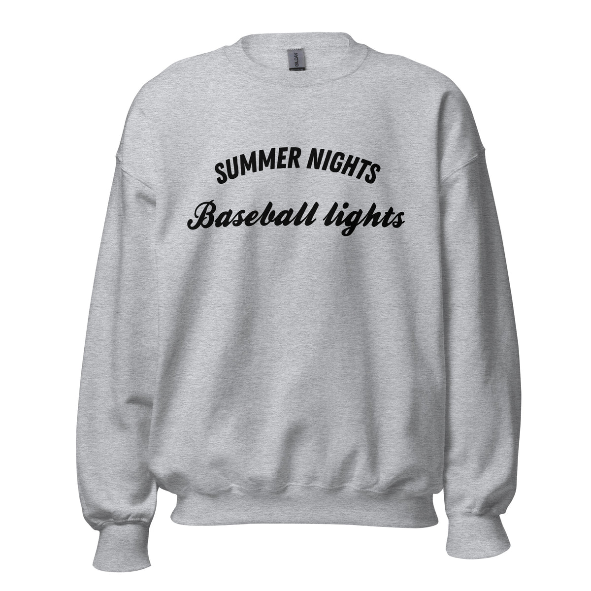 Summer Nights Baseball Lights Sweatshirt