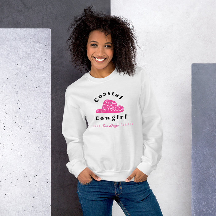 Coastal Cowgirl Disco Hat Crewneck