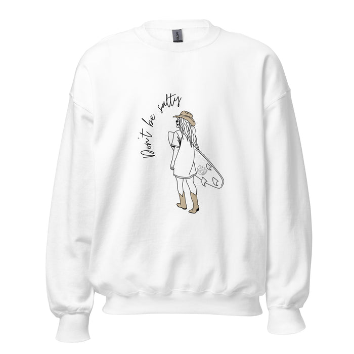 Don't Be Salty Coastal Cowgirl Crewneck