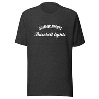 Summer Nights Baseball Lights t-shirt
