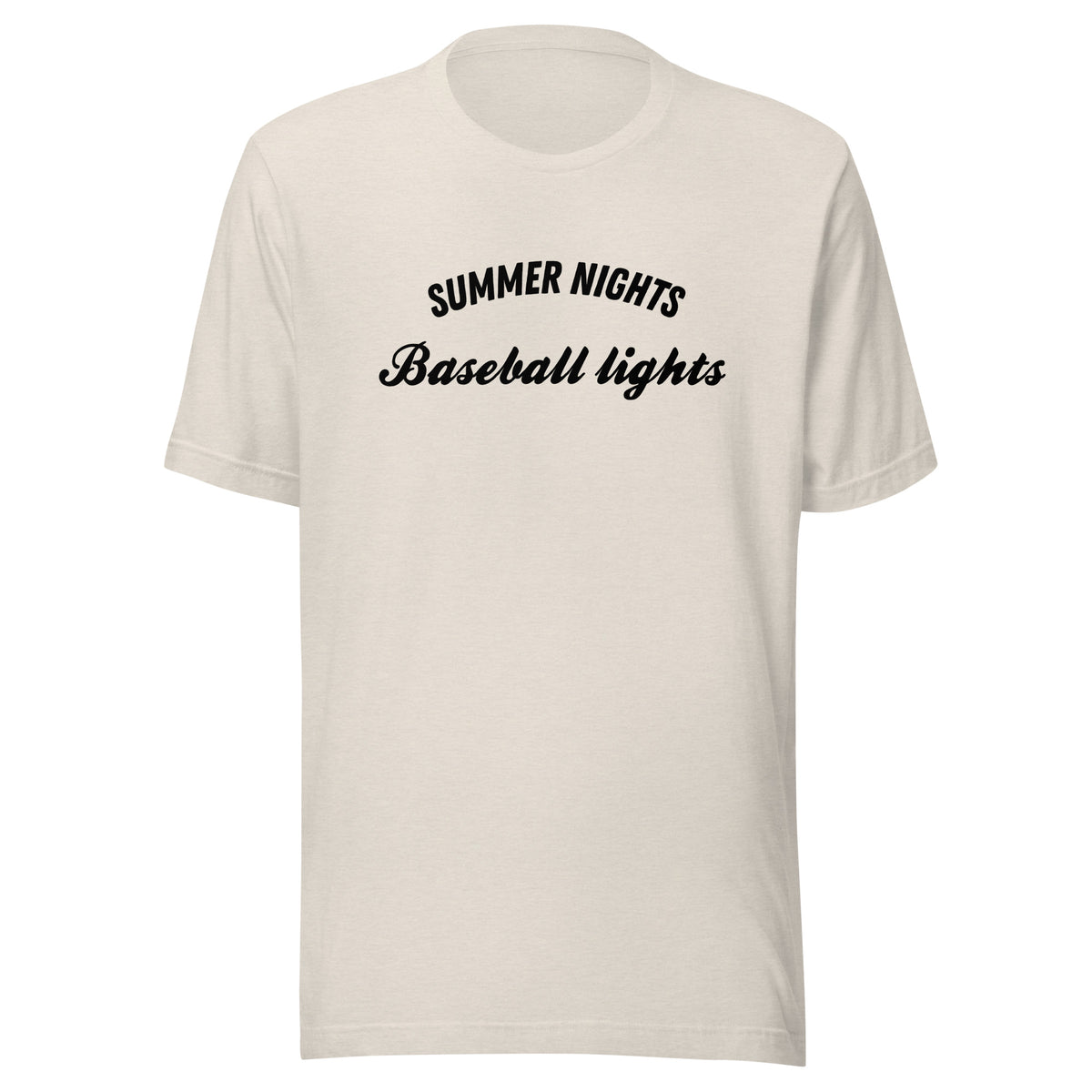 Summer Nights Baseball Lights t-shirt