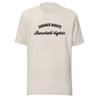 Summer Nights Baseball Lights t-shirt