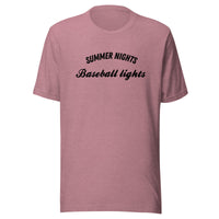 Summer Nights Baseball Lights t-shirt