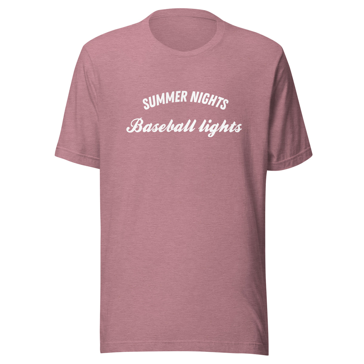 Summer Nights Baseball Lights t-shirt