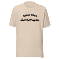 Summer Nights Baseball Lights t-shirt