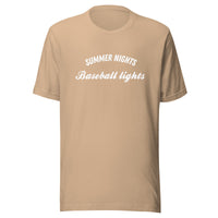 Summer Nights Baseball Lights t-shirt