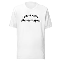 Summer Nights Baseball Lights t-shirt